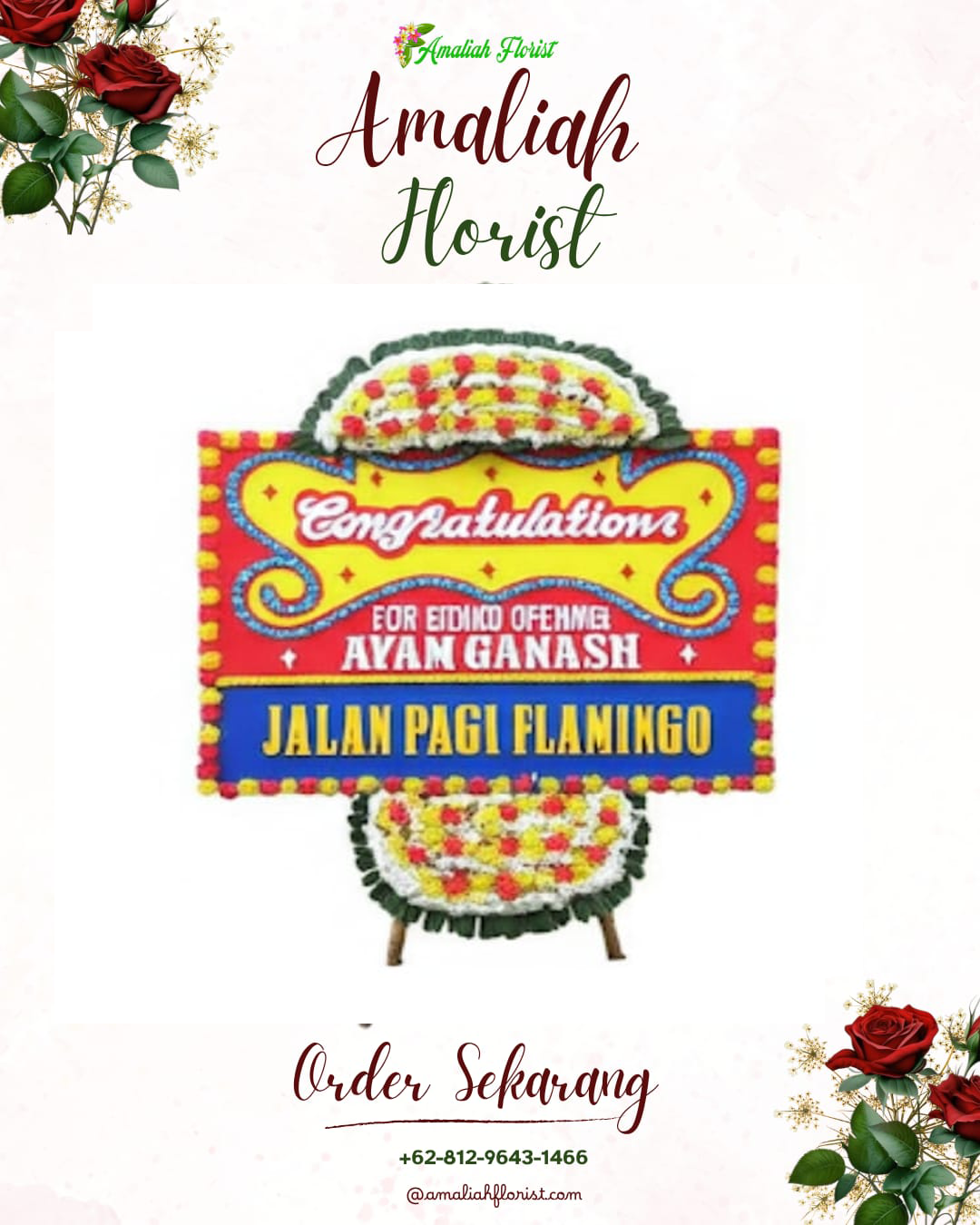 Sewa Papan Bunga Rembang